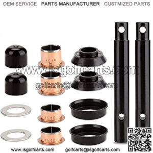 Golf Cart Yamaha King Pin and Bushing Kit Fits Yamaha(G&E) G2/G8/G11/G14/G16/G19/G20 Yamaha Steering Knuckle Kingpin and Bushing Kit OEM #J55-F3516-00, J38-23528-00,J38-23527-00