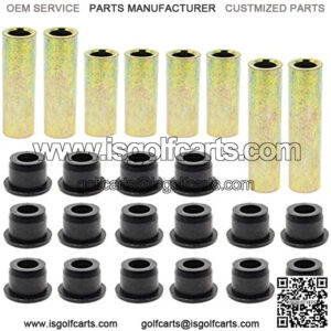 Front Lower Spring + Front Upper A Arm Suspension for Club Car DS Bushing Kits by Carbhub, Replace Urethane Bushings 1016346, Inner Bronze Sleeve 1016349, Outer Bronze Sleeves 1016350