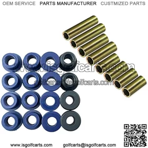 Golf Cart Front or Rear Leaf Spring & Front Upper A Arm Suspension,Bushing and Sleeve Kit fit Club Car DS Models Gas & Electric 1981 + UP??Club Car DS 1994-UP
