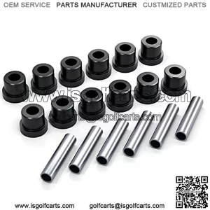 Rear Leaf Spring Bushing & Sleeves Kits for Club Car DS Golf Cart 1981-up & EZGO TXT/Medalist 1994-up, Replaces OEM 70289-G02 70291-G01 1012303 1015583