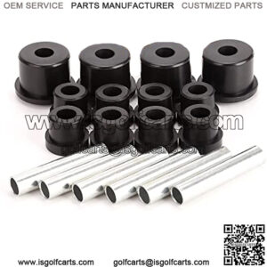 Golf Cart Rear Spring Bushing Kit for EZGO RXV 2008-up Electric and Gas, Includes 4 Large Bushings 620160, 8 Small Bushings 624030, 6 Steel Spacers 620161