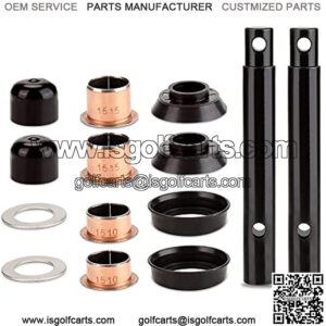 Golf Cart Yamaha King Pin and Bushing Kit Fits Yamaha(G&E) G2/G8/G11/G14/G16/G19/G20 Yamaha Steering Knuckle Kingpin and Bushing Kit OEM #J55-F3516-00, J38-23528-00,J38-23527-00