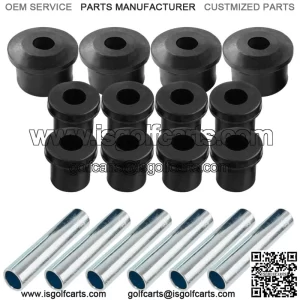 Golf Cart Rear Leaf Spring & Shackle Bushing Sleeve Kit for EZ-GO RXV 2008 up