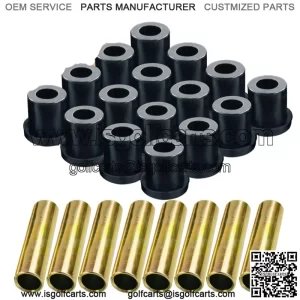 Golf Cart Bushing Kit Front Rear Leaf Spring Bushing Kit for Club Car DS 1981-Up