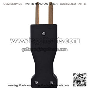 Golf Cart Accessories Plug 2 Prong Charger Plug DC Crow foot Charger Handle Plug for 36 or 48 Volt Fits for Club Car Golf Carts