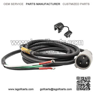 48V Charger Plug DC Cord Plug, Fits 1995+ Club Car DS Precedent Golf Carts 101828901,130in