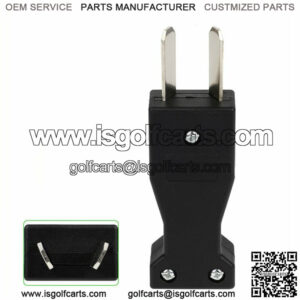 Golf Cart Charger Crow Foot Plug For 36V Ez-Go, Club Car, Yamaha, Taylor Dun