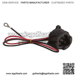 YAMAHA 48V G22 / G29 Works on 48V Electric Golf Carts Charger Socket OEM# JW9-H6181-00-00