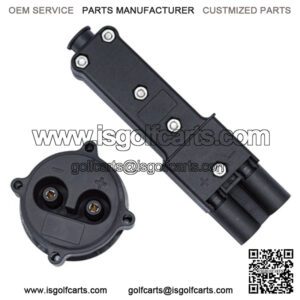 Yamaha Electric G19 G22 48V MAC DC Charger Plug and Powerwise Receptacle OEM# JR1-H235A-00, JR1-H6181-02-00