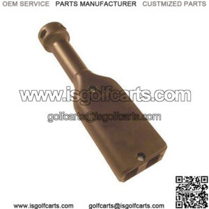 EZGO PowerWise Charger Plug Handle for "D" Shaped Plug, Black (No Internal Parts)