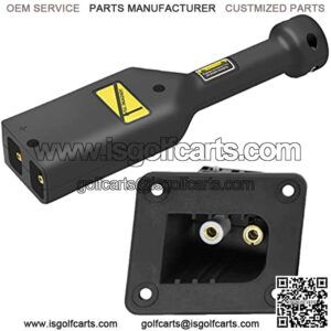 Golf Cart 36V PowerWise Charger Receptacle and W/Handle Plug for EZGO Medalist TXT 1996 Up OEM 73345-G01&73063-G01
