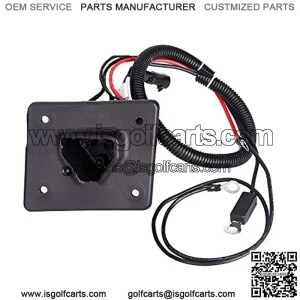 Golf Cart 48V Battery Charger Plug or Receptacle for EZGO RXV & TXT, OEM# 602529 611218 604321 8009
