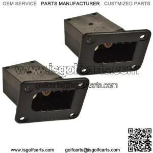 2PK 36 Volt Charge Receptacle Fits EzGo TXT Medalist 1996 & Up 36V Ez Go