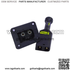 36V Golf Cart Power Wise Charger Receptacle w/ Handle Plug for EZGO 73063G01