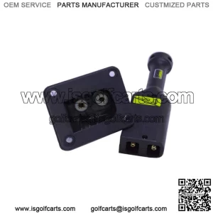 36V Golf Cart Power Wise Charger Receptacle w/ Handle Plug for EZGO 73063G01