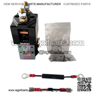 D&D Motor Systems Golf Cart Heavy Duty Solenoid Kits - Club Car Solenoid - Yamaha Golf Cart Solenoid - EZGO Solenoid - Curtis Albright Solenoid - Model #: SW180-500 Amps - 36V Golf Cart Solenoid kit