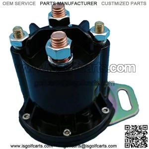 Starter Solenoid Relay Switch for Hydraulic Rv Grid Heater Lawn and Garden Applications 12V Copper Contact Plastic Case Max 150A-200A 4 Terminals New Z427