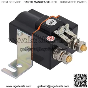 48V 4 Terminal Solenoid Coil Compatible with Club Car 95-Up DS and 04-Up Precedent Golf Carts 101908701 102774701