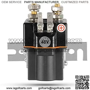 4 Terminal 48V Solenoid Coil Compatible with Club Car 1995-UP DS and 2004-2008 Precedent Golf Carts
