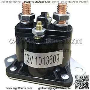 12V Gas Golf Cart Solenoid for Club Car 1984 - Newer DS Precedent Replaces