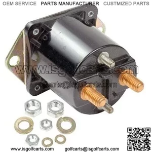 Rareelectrical NEW 36 VOLT 4 TERMINAL SOLENOID COMPATIBLE WITH CLUB CAR 124-904 124-11711 5121040 SO51210