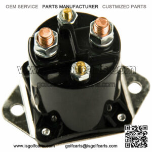 Solenoid For 12 V Club Car DS / Precedent Gas 1984-Up Golf Cart 1013609 black