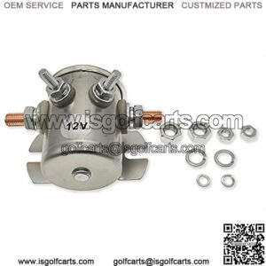 12V Solenoid 4 Terminal Replace 1979-1994 Ezgo Marathon Gas Golf Carts 16542-G1 71470-87 16542G1 56919 594162 556 72434 54763 889673
