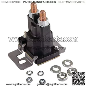 435-356 Starter Solenoid, Replaces Club Car: 101975901, Fits Club Car: Ds, Electric, 1997 and Newer, 120 Series Tower Style, 4 Terminals, 36V