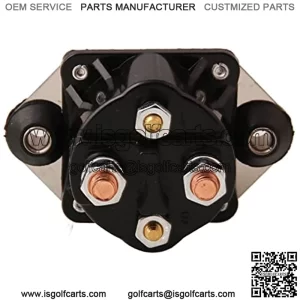 V??lvula solenoide de 12 V, 4 terminales de repuesto solenoide para carro de golf de 1984 en adelante y carritos de golf de gas precedente de coche de club 2004 en adelante