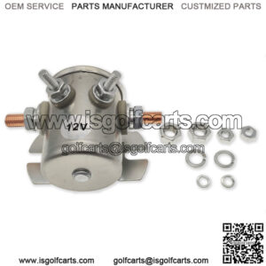 For EZGO Gas Golf Cart 12 Volt 4 Terminal #70 Series Solenoid 12V - 16542G1
