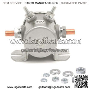 EZGO TXT 1980-2010 36 Volt 4 Terminal #70 Series Solenoid Relay OEM# 27855G01, 11761G1