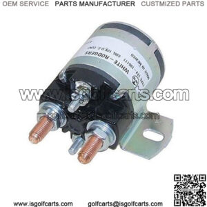 Yamaha G2/ G8/ G9/ G11/ G14/ G16 Solenoid - 12V 4-Terminal Silver (For 4-cycle Gas 1985-2002)