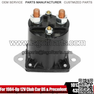 1013609 For Club Car 12V Gas Golf Cart Solenoid 1984 UP DS & Precedent