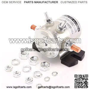 Max 250A 12V Solenoid Relay for EZGO Marathon 1979-1994 & Cushman Gas Golf Cart, 4 Terminal Continuous Duty, OEM# 16542G1 16542-G1 889673 70-111224 3635820