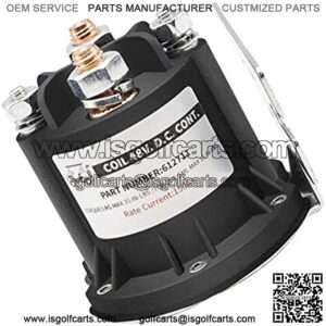 EZGO TXT 48 Volt Solenoid for Electric 2010-Up & All 48V MPT 800/1000 Vehicles Golf Cart,OEM 612711