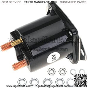 36V Electric 4 Terminal Golf Cart Solenoid Fit for 1976-1998 Club Car DS Golf Cart Replace 8016 1PCS
