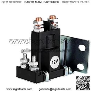12V 4 Terminal Solenoid Relay for EZGO Marathon 1979-1994 Gas 2/4 Cycle Golf Cart, Replace OEM 16542-G1 16542G1 1133