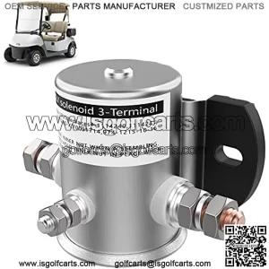 36 Volt Continuous Duty Solenoid Relay for EZGO Electric Golf Cart, 70 Series OEM# 27855G01 11761G1 27855G02 31680G1 3016