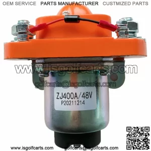 48 Volt 400A Main Contactor Solenoid For Heavy Duty Golf Cart Car MZJ-400A