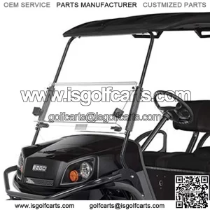Express Series S6 / L6 Golf Car Folding Windshield (for Models with 3/4 Inch Struts) (Tinted (Impact Modified))