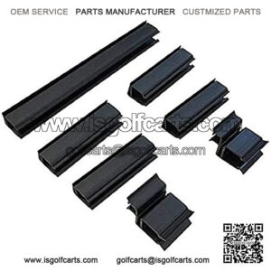 Club Car DS Golf Cart Windshield Mounting Kit for WIN-0003/0004, WIN-1003/1004, WIN-1503/1504 and 1984-1999 Upper Roof Windshield Mounting Brackets ?C Windshield Bottom Clips