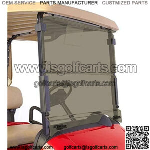 for 2008-UP EZGO RXV Tinted Windshield Front Folding Style Golf Cart Part
