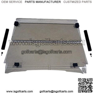 3G New EZGO TXT Tinted Folding Golf Cart Windshield 1994-2013