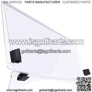 Accesorios de acr??lico plegable para parabrisas de carrito de golf, transparente, plegable, resistente a los impactos (precedente del coche del club (2004 en adelante))