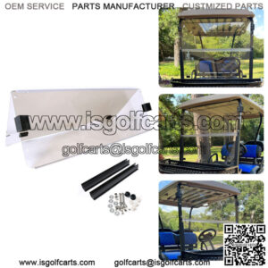 For EZGO RXV Tinted Windshield 2008-UP Folding Style *New In Box Golf Cart Part*