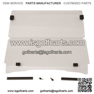 EZGO TXT 1994.5-2013 Clear Folding Windshield