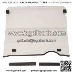 EZGO RXV 2008-2015 Clear Folding Windshield