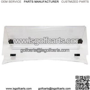 Clear, Impact-Resistant Folding Windshield for EZGO TXT Golf Carts 1994.5-2013