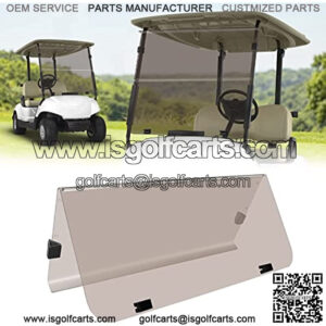 TechInovat G14 G16 G19 (1995-2003) for Yamaha Tinted Golf Cart Windshield Fold Down With Gas and Electric Model (Tinted)