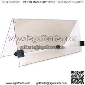 Folding Down Windshield Smoke Tinted Style for Yamaha Golf Cart Drive G29 Gas or Electric Golf Cart (2007-2016)